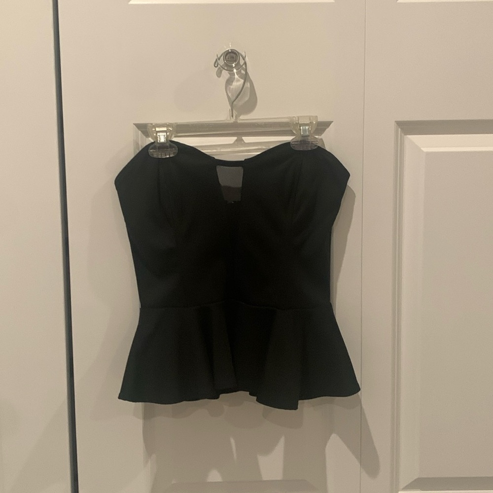 Black corset top
